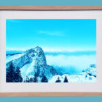 絵画レンタル販売 Art beans【No.234】「雪の冬山」/嶋 俊介