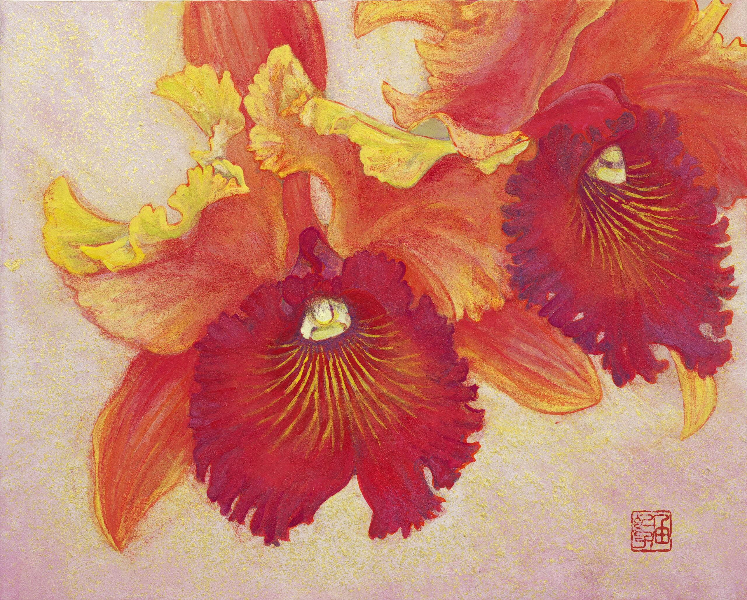絵画レンタル販売 Art beans【No.412】「温」/源 由紀子