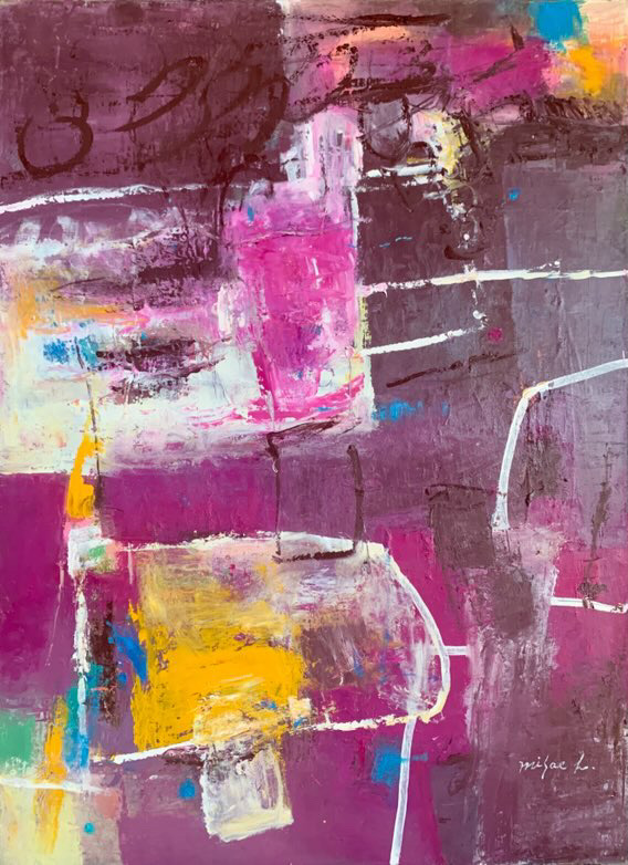 絵画レンタル販売 Art beans【No.404】「Windowshopping」/Hosaka Misae
