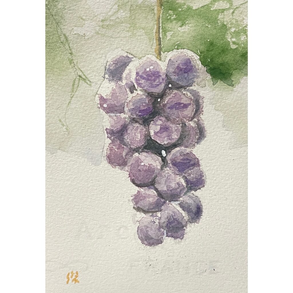 絵画レンタル販売 Art beans【No.423】「ぶどう」/正木俊行