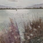 絵画レンタル販売 Art beans【No.433】「湖水の風」/正木俊行