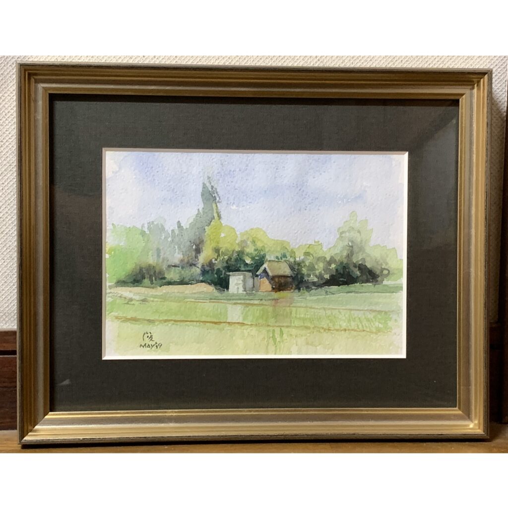 絵画レンタル販売 Art beans【No.424】「6月の里山」/正木俊行