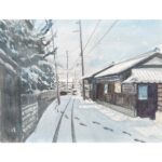 絵画レンタル販売 Art beans【No.431】「旧東海道冬景色」/正木俊行