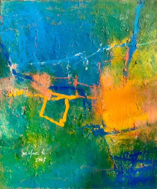 絵画レンタル販売 Art beans【No.410】「通り雨」/Hosaka Misae